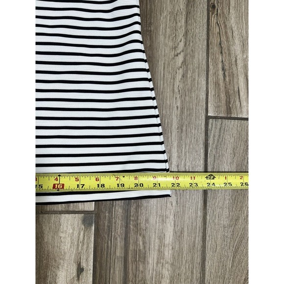 Halogen Black and White Striped Blouse EUC - Picture 11 of 15